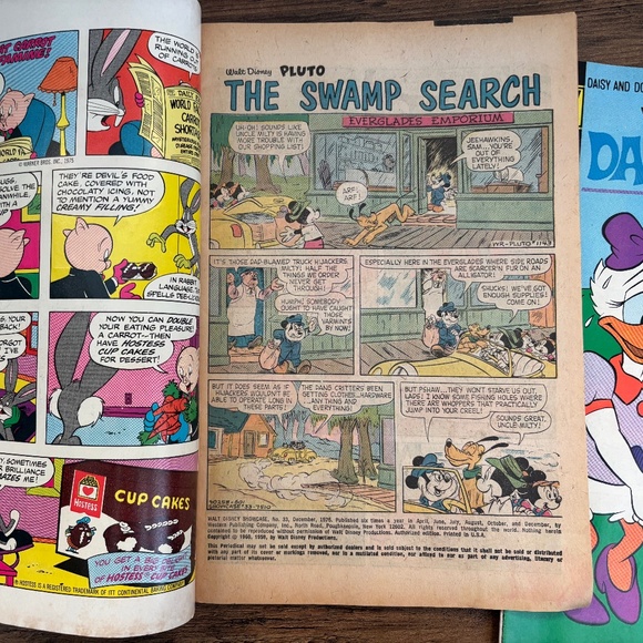 VINTAGE Walt Disney Whitman COMIC BOOKS Chip N Dale , PLUTO, Donald Duck & Daisy - Picture 8 of 9